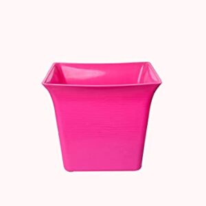 POTS and Plants Plastic Flower Pots, Multicolour, 9.5 Inches, Pack of 1 (DSC_0577)