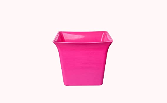 POTS and Plants Plastic Flower Pots, Multicolour, 9.5 Inches, Pack of 1 (DSC_0577)